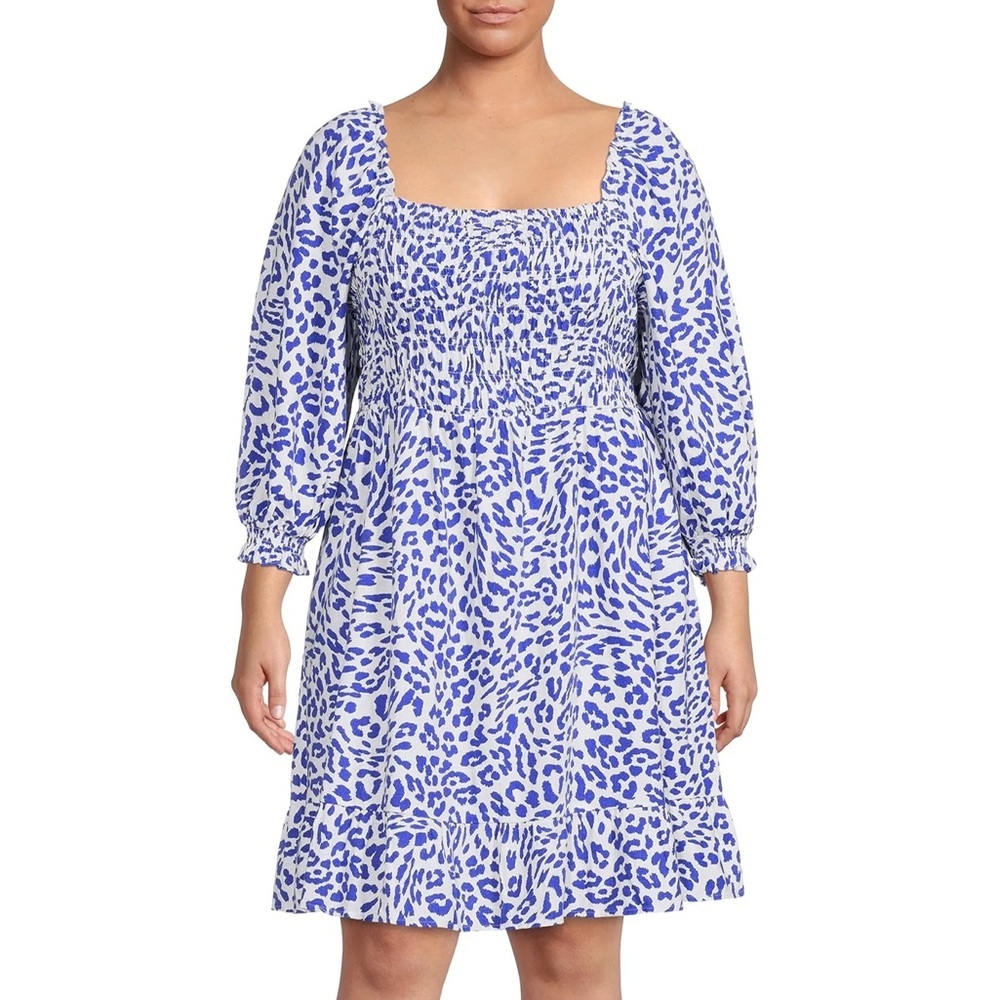 ✨BNWT - The Get Women’s Plus Size Square Neck Long Sleeve Dress - size 4XL✨